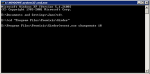 girder from command line